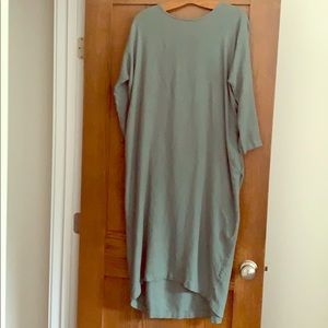 Black Crane Easy Dress with pockets!